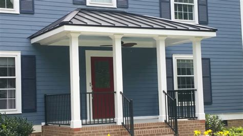 sheet metal porch|metal porches for houses.